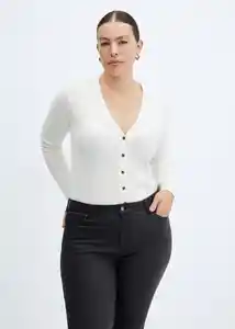 Jean Sienna Negro Talla 42 Mujer Mango