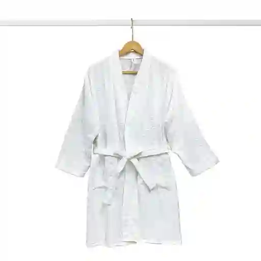 Bata Baño 100% Algodón en Blanco 280 g