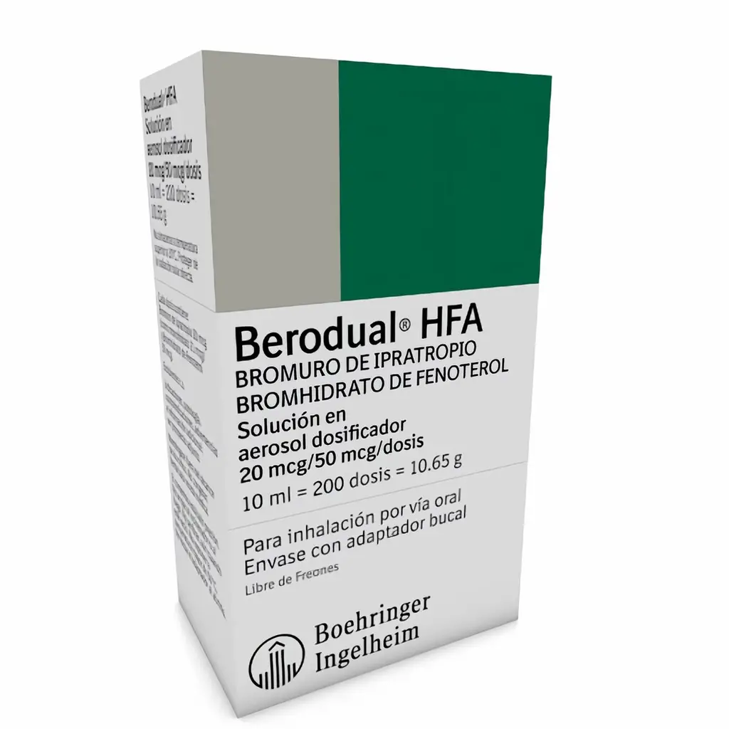 Berodual HFA Solución en Aerosol (20 mcg / 50 mcg)