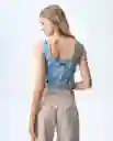 Camisa Mujer Azul Talla M 311G000_AZU174021 Americanino