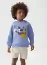 Sudadera Mpluto Azul Talla 69 Niños Mango