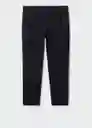 Pantalón Genoa Negro Talla 40 Hombre Mango