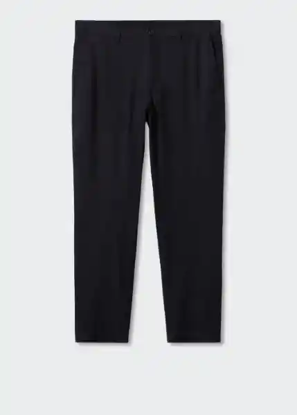 Pantalón Genoa Negro Talla 40 Hombre Mango