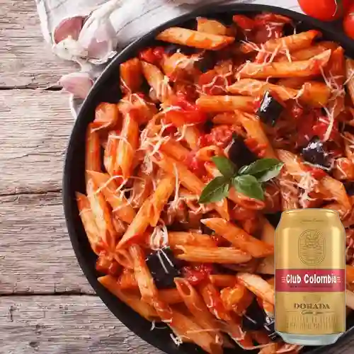 Combo Pasta Siciliana + Club col. Dorada Lta 330ml
