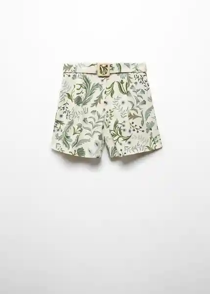 Short Botanic Crudo Talla 40 Mujer Mango