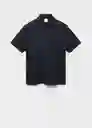 Camiseta Polo Londonp Navy Talla L Hombre Mango