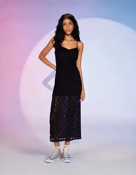 Vestido Mujer Negro Talla X-Small 8968001 American Eagle