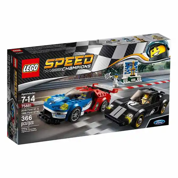 Lego Juego Sc Ford Gt de 2016 y Ford Gt40 de 1966