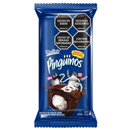 Pinguino Pastelito Relleno de Crema con Cubierta de Chocolate 80 g