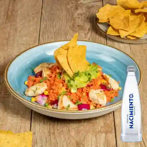 Combo Arroz Sinaloa de Pollo +Nacimiento S/gas 300ml