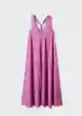 Vestido Loren Rosa Talla S Mujer Mango