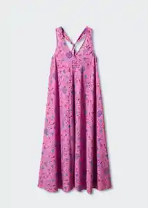 Vestido Loren Rosa Talla S Mujer Mango
