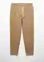 Pantalón Romelino Tabaco Talla 42 Hombre Mango