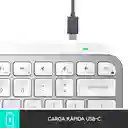 Logitech Teclado Mx Keys Mini Gris Pálido