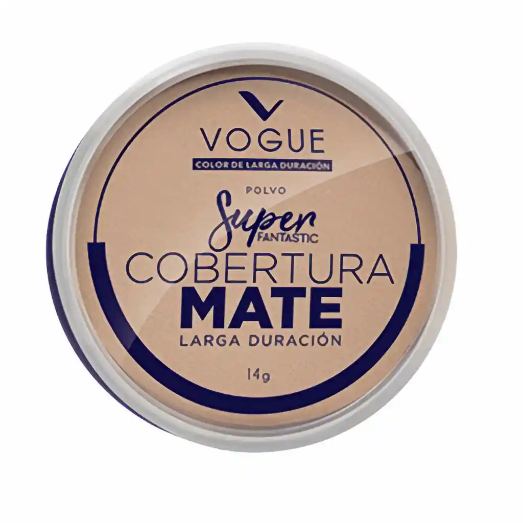 Vogue Polvo Super Fantastic Cobertura Mate Tono Marrón