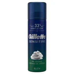 Gillette Sensitive Espuma de Afeitar Para Piel Sensible