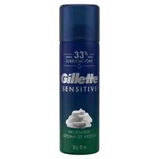 Gillette Sensitive Espuma de Afeitar Para Piel Sensible
