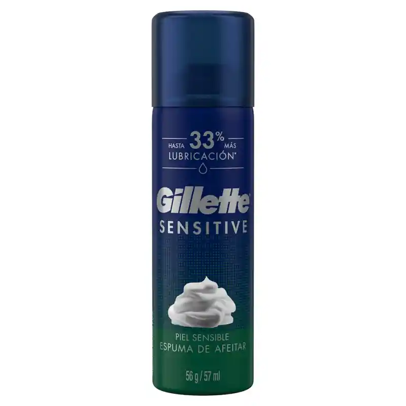 Gillette Sensitive Espuma de Afeitar Para Piel Sensible