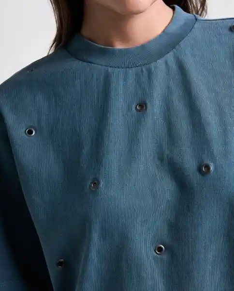 Camiseta Mujer Verde Talla L 609G009_VER184612 Americanino