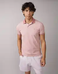 Polo Hombre Rojo Talla X-Small 4693629 American Eagle
