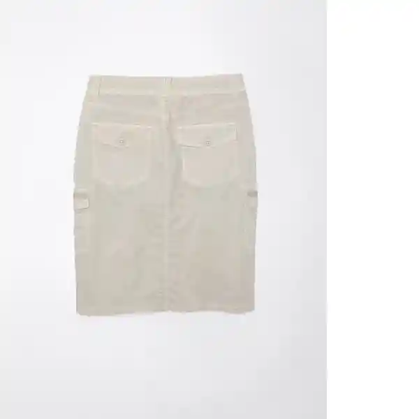 Falda Mujer Gris Talla: 4 American Eagle