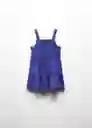 Vestido Bibi Eléctrico Talla 70 Niñas Mango