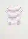 Mango Camiseta Polo Reara6 Blanco Talla L