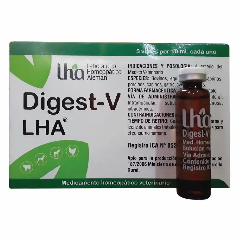 LHA Digest-V Viales X 10 Ml