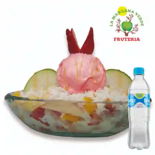 Combo Ensalada con Helado + Brisa 600 ml