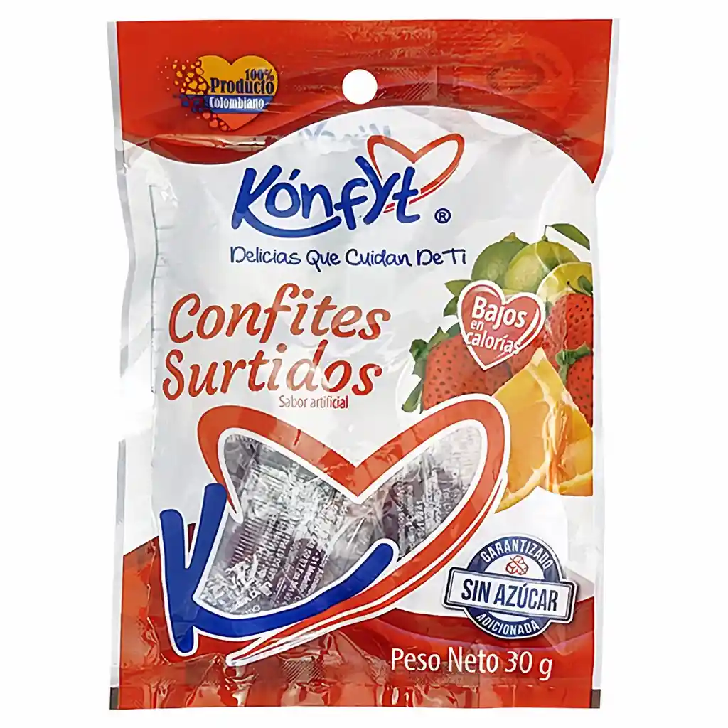 Konfyt Caramelos Surtidos sin Azúcar