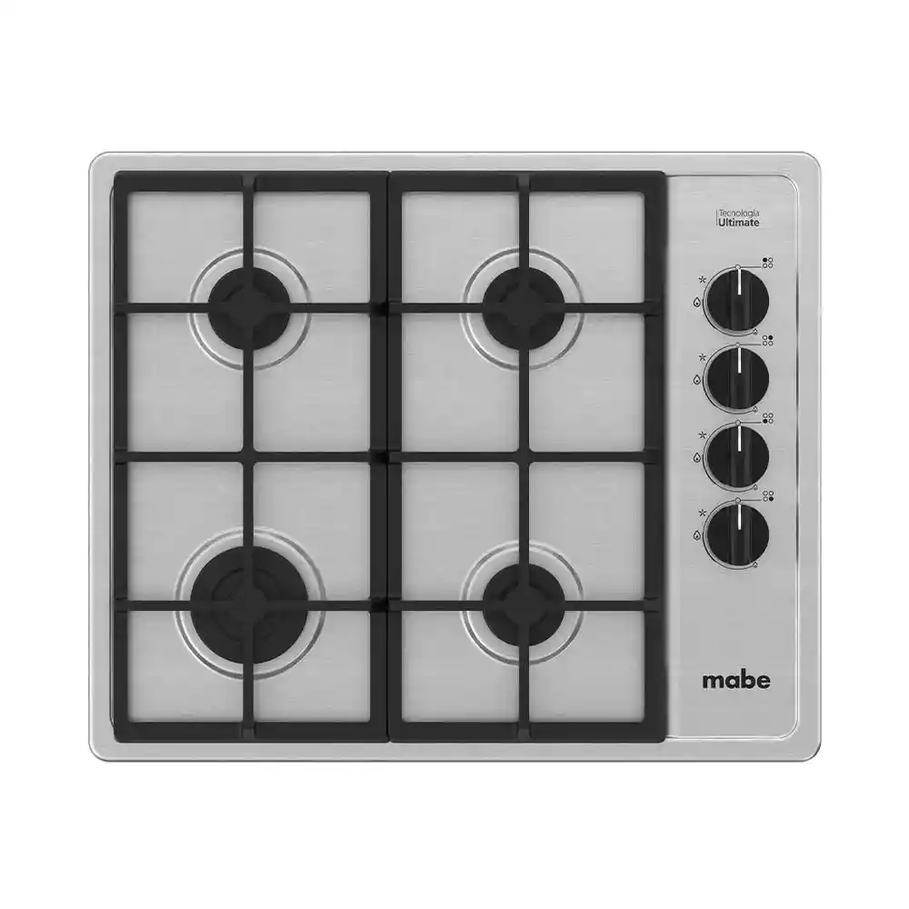 Cubierta de Empotre Mabe Gas Inox Mabe Pm6054nf0