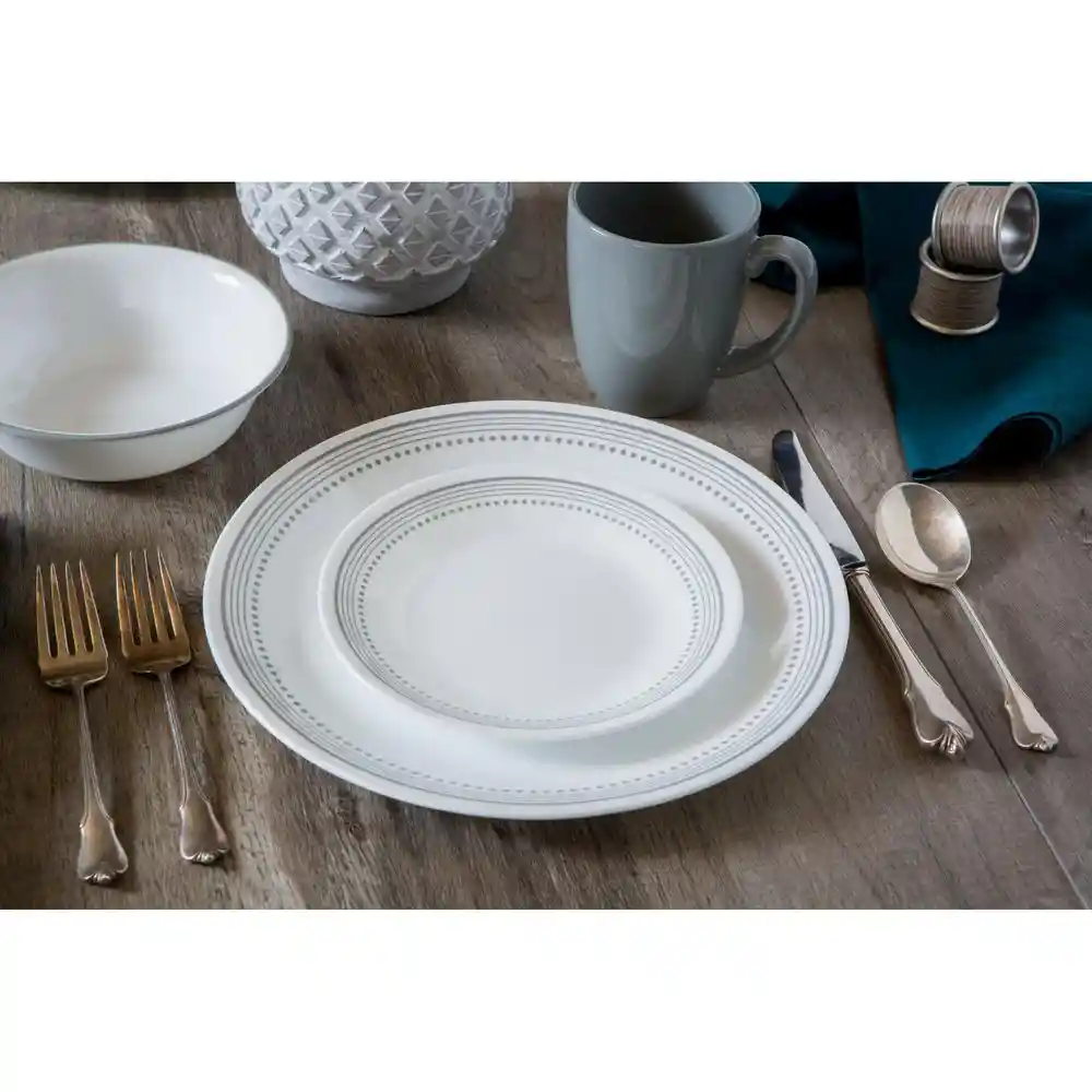 Vajilla 16 Piezas Mystic Gray Corelle 1119398