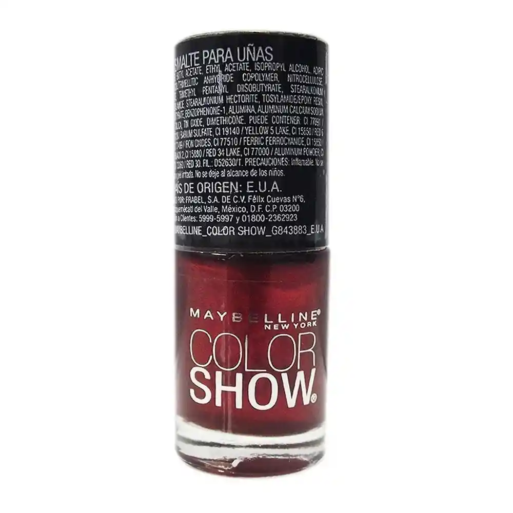Maybelline Esmalte Color Show Rich In Rub