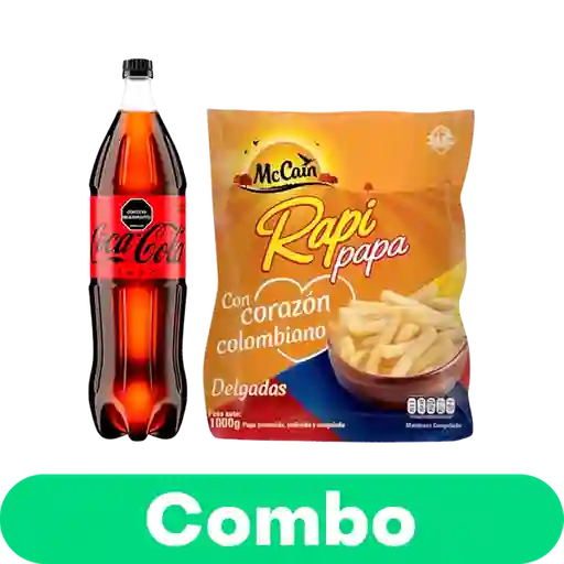 Combo Mc Cain Rapi Papa Delgadas + Coca-Cola Zero 1.5L