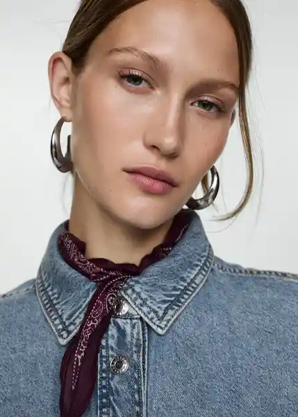 Sobrecamisa Venetia Tejano Medio Talla M Mujer Mango