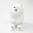Miniso Peluche Polar Lovely Sentado we Bare Bears 30 cm