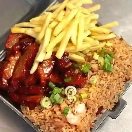 Arroz chino 1100gr costilla agridulce