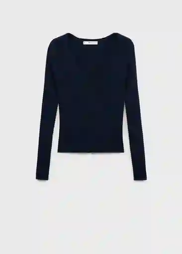 Jersey Seseta Navy Talla XS Mujer Mango