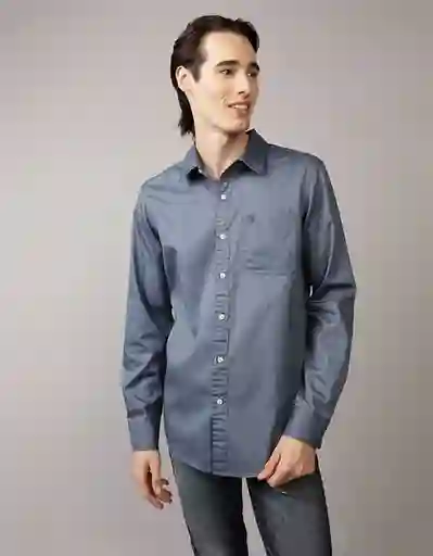 Camisa Hombre Azul Talla Small American Eagle 01502580