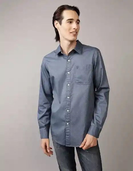 Camisa Hombre Azul Talla Small American Eagle 01502580