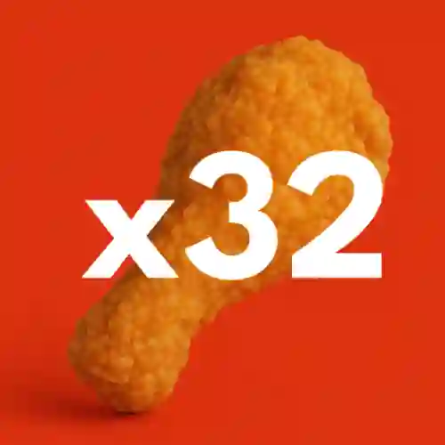 X32 Alitas Crunchy Horneadas