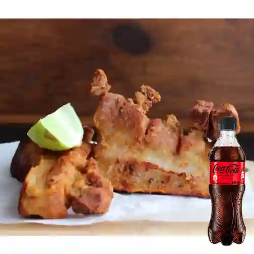 Combo Porción de Chicharrón +Cocacola S/az 400ml