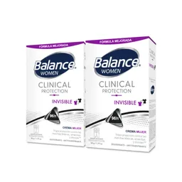 Desodorante Balance Crema Clinical Invisible Mujer 2 x 50gr
