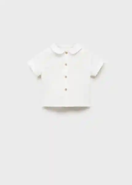 Camisa Hamlet8 Off White Talla 64 Niños Mango