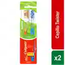 Cepillo Dental Colgate Twister Medio x2und