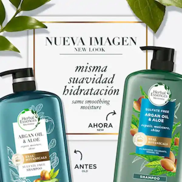 Herbal Essences Shampoo Reparador Con Aceite de Argán