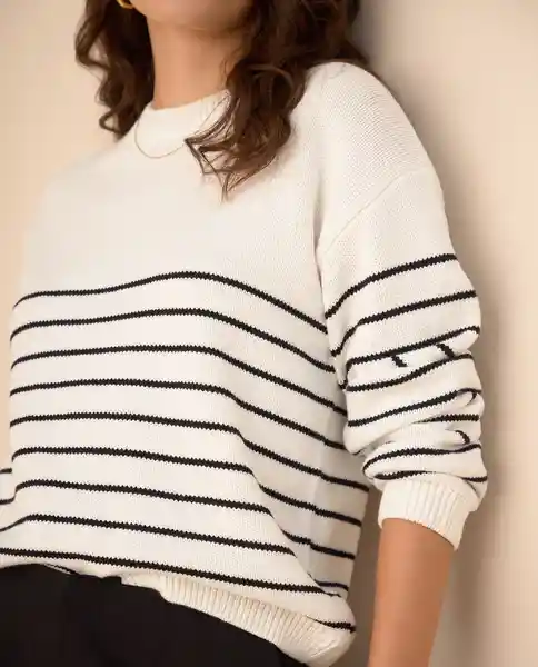 Suéter Tejido Crudo Novia Claro Talla L 661G200 Esprit