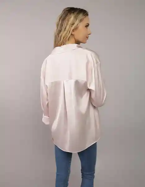Camisa Mujer Morado Talla LARGE 5952535 American Eagle