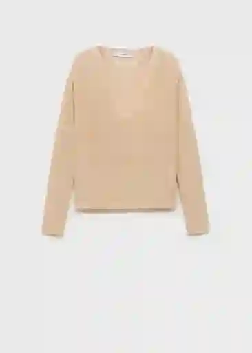 Jersey Kling Oro Talla L Mujer Mango