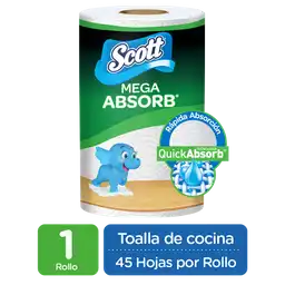 Scott Toallas de Papel para Cocina Mega Absorb